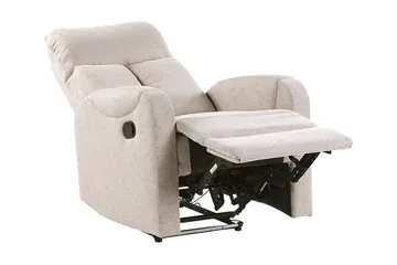 Rautela Lenestol LED-belysning + USB-port - Beige - Møbler - Stoler - Lenestoler - Recliner