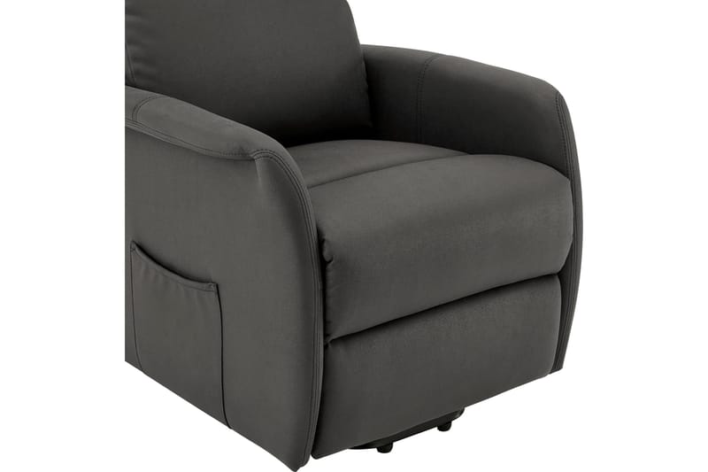 Reclinerlenestol Abborr - Stoff/Antrasitt - Recliner