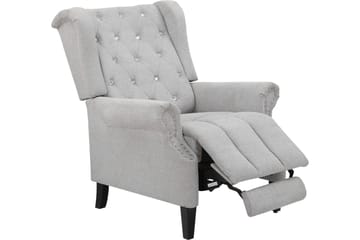 Reclinerlenestol Junpa - Lysegrå - Møbler - Stoler - Lenestoler - Recliner