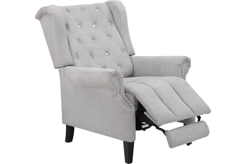 Reclinerlenestol Junpa - Lysegrå - Møbler - Stoler - Lenestoler - Recliner