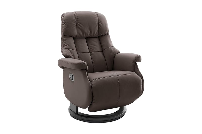 Reclinerlenestol Pelzer - Brun - Recliner - Skinnlenestol