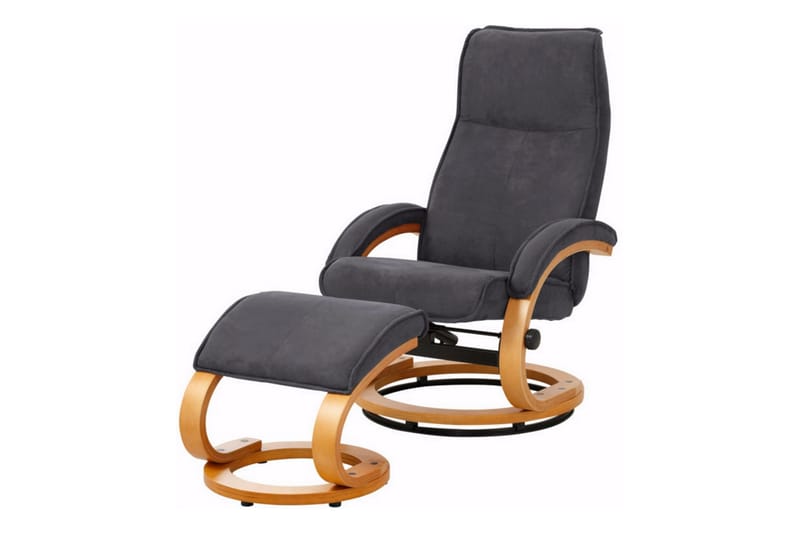 Reclinerlenestol Palina Microfiber - Grå|Tre - Recliner