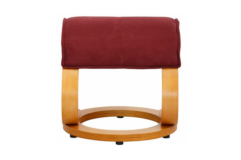 Reclinerstol Loft24 Pasha reclinerstol i mikrofiber Röd - Møbler - Stoler - Lenestoler - Recliner