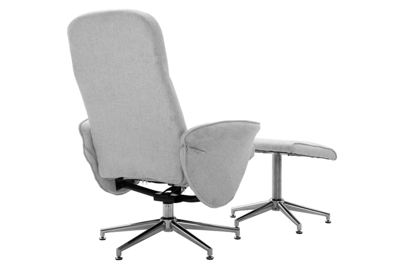 Rune Recliner med Ottoman - Grå - Møbler - Stoler - Lenestoler - Recliner