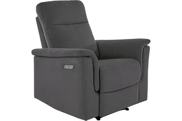 Recliner Southbrook Antrasitt, Stoff/tre/metall, Elektrisk recliner - Antrasitt, Stoff/tre/metall, Elektrisk recliner - Møbler - Stoler - Lenestoler - Recliner