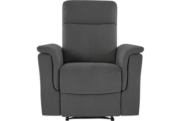 Recliner Southbrook Antrasitt, Stoff/tre/metall, Manuell hvilestol - Antrasitt, Stoff/tre/metall, Manuell hvilestol - Møbler - Stoler - Lenestoler - Recliner