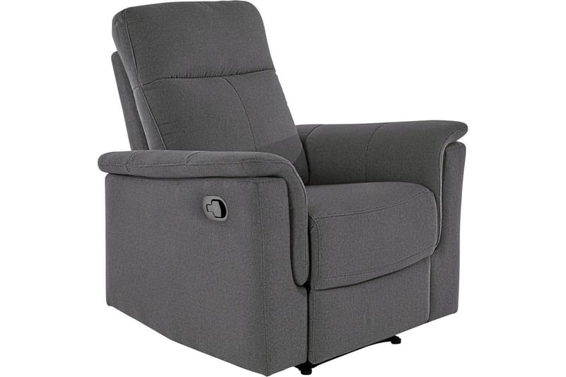 Recliner Southbrook Antrasitt, Stoff/tre/metall, Manuell hvilestol, Antrasitt, Stoff/tre/metall, Manuell hvilestol