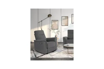Recliner Southbrook Antrasitt, Stoff/tre/metall, Manuell hvilestol - Antrasitt, Stoff/tre/metall, Manuell hvilestol - Møbler - Stoler - Lenestoler - Recliner