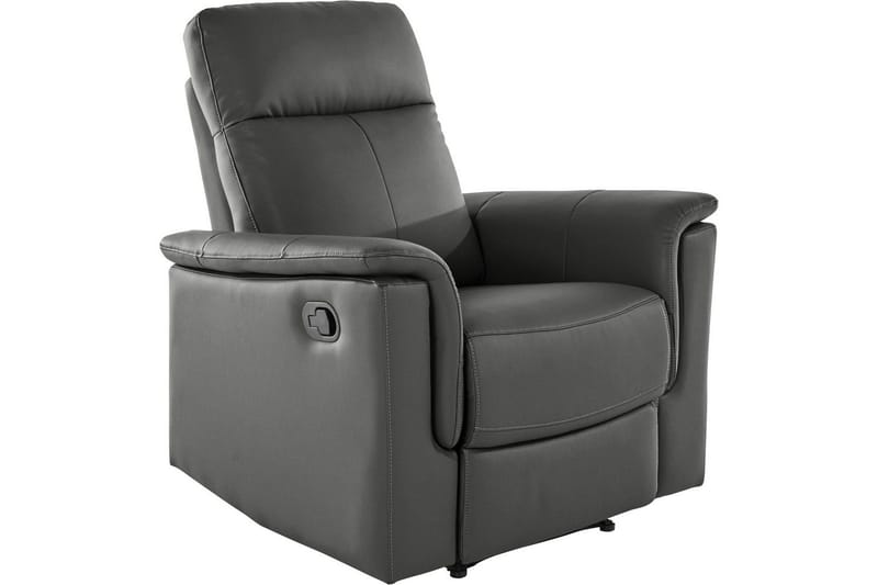 Recliner Southbrook Grå, PU/tre/metall, Manuell hvilestol - Grå, PU/tre/metall, Manuell hvilestol - Møbler - Stoler - Lenestoler - Recliner