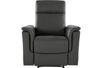 Recliner Southbrook Grå, PU/tre/metall, Manuell hvilestol - Grå, PU/tre/metall, Manuell hvilestol - Møbler - Stoler - Lenestoler - Recliner