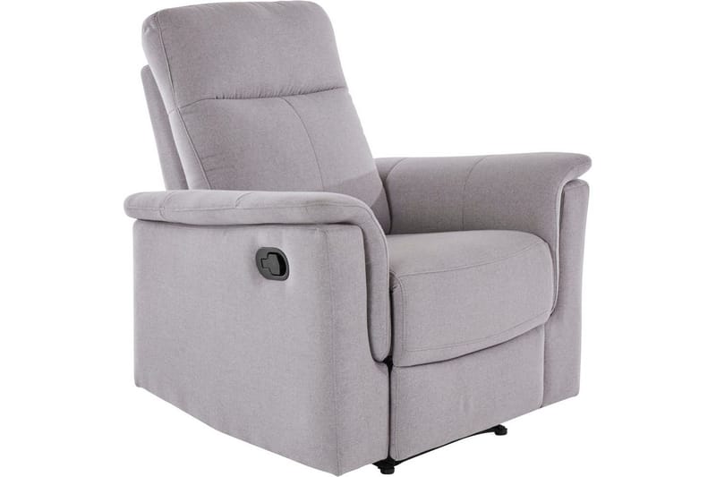 Recliner Southbrook Lys grå, Stoff/tre/metall, Manuell hvilestol, Lys grå, Stoff/tre/metall, Manuell hvilestol