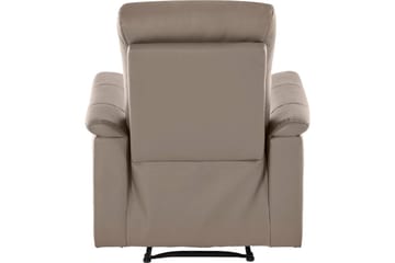 Recliner Southbrook Lys grå, PU/tre/metall, Manuell hvilestol - Lys grå, PU/tre/metall, Manuell hvilestol - Møbler - Stoler - Lenestoler - Recliner
