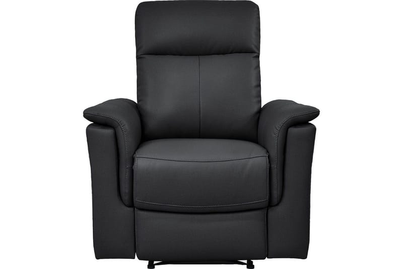 Recliner Southbrook Svart, Ekte skinn/PU/Tre/Metall, Elektrisk recliner - Svart, Ekte skinn/PU/Tre/Metall, Elektrisk recliner - Møbler - Stoler - Lenestoler - Recliner