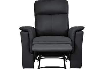 Recliner Southbrook Svart, Ekte skinn/PU/Tre/Metall, Elektrisk recliner - Svart, Ekte skinn/PU/Tre/Metall, Elektrisk recliner - Møbler - Stoler - Lenestoler - Recliner