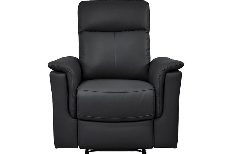 Recliner Southbrook Svart, Ekte skinn/PU/Tre/Metall, Elektrisk recliner - Svart, Ekte skinn/PU/Tre/Metall, Elektrisk recliner - Møbler - Stoler - Lenestoler - Recliner