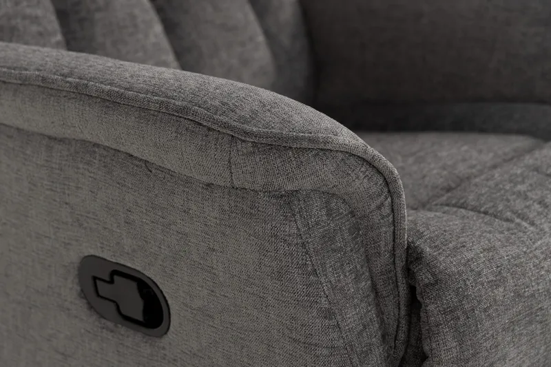 Umeå Lenestol Snurr & Gyng - Stoff Grå - Møbler - Stoler - Lenestoler - Recliner