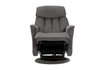 Umeå Lenestol Snurr & Gyng - Stoff Grå - Møbler - Stoler - Lenestoler - Recliner