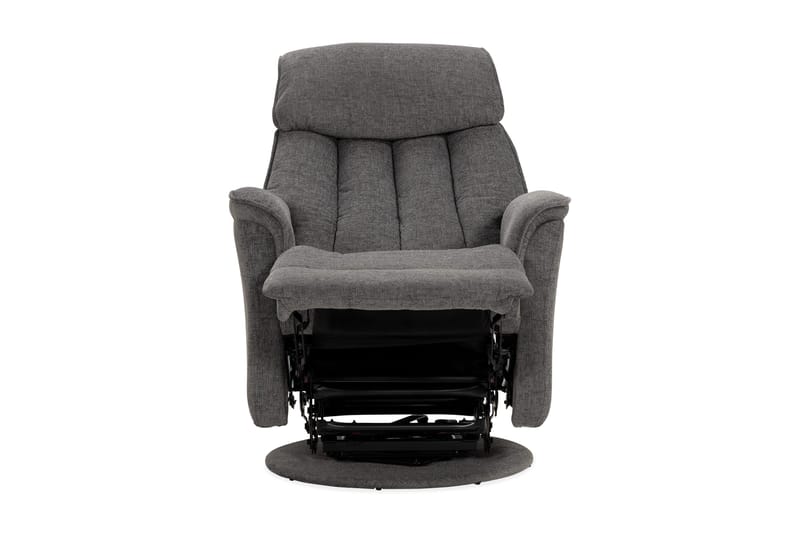 Umeå Lenestol Snurr & Gyng - Stoff Grå - Møbler - Stoler - Lenestoler - Recliner