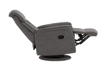 Umeå Lenestol Snurr & Gyng - Stoff Grå - Møbler - Stoler - Lenestoler - Recliner