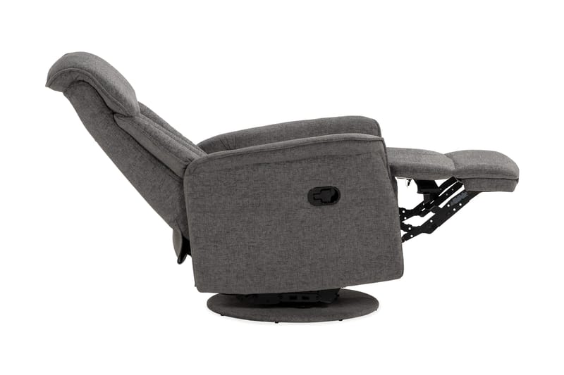 Umeå Lenestol Snurr & Gyng - Stoff Grå - Møbler - Stoler - Lenestoler - Recliner