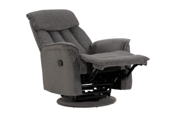Umeå Lenestol Snurr & Gyng - Stoff Grå - Møbler - Stoler - Lenestoler - Recliner