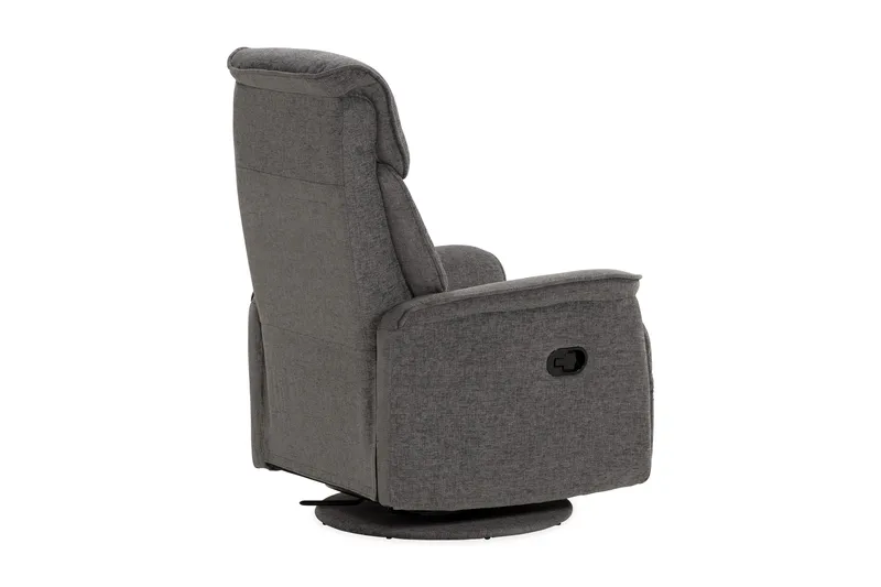 Umeå Lenestol Snurr & Gyng - Stoff Grå - Møbler - Stoler - Lenestoler - Recliner