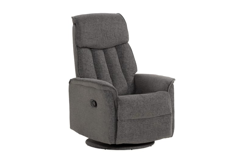 Umeå Lenestol Snurr & Gyng, Stoff Grå
