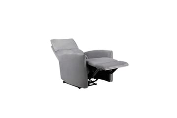 Recliner Pineto Grå, Fløyel/Metall/Tre - Grå, Fløyel/Metall/Tre - Møbler - Stoler - Lenestoler - Recliner
