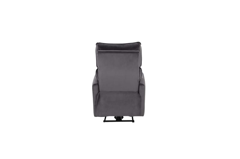 Recliner Pineto Antrasitt, Fløyel/Metall/Tre - Antrasitt, Fløyel/Metall/Tre - Møbler - Stoler - Lenestoler - Recliner