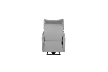 Recliner Pineto Grå, Fløyel/Metall/Tre - Grå, Fløyel/Metall/Tre - Møbler - Stoler - Lenestoler - Recliner