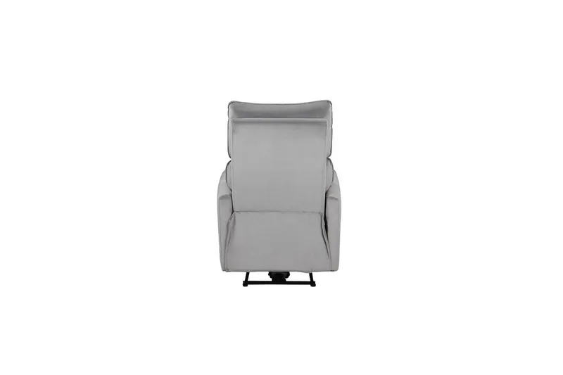 Recliner Pineto Grå, Fløyel/Metall/Tre - Grå, Fløyel/Metall/Tre - Møbler - Stoler - Lenestoler - Recliner