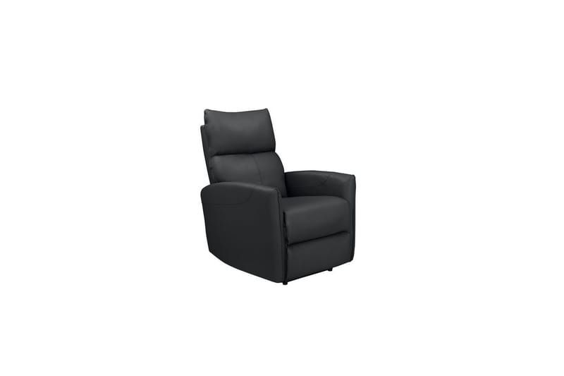 Recliner Pineto Svart, PU/metall/tre - Svart, PU/metall/tre - Møbler - Stoler - Lenestoler - Liggestol