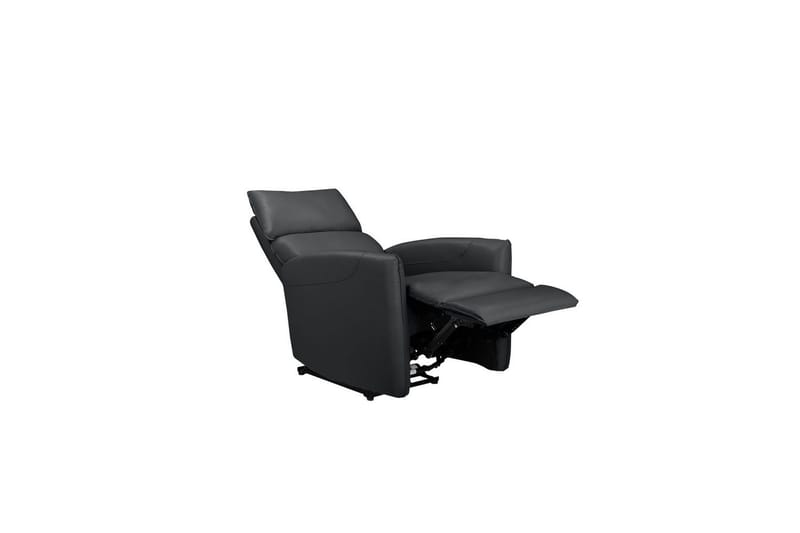 Recliner Pineto Svart, PU/metall/tre - Svart, PU/metall/tre - Møbler - Stoler - Lenestoler - Liggestol