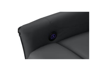 Recliner Pineto Svart, PU/metall/tre - Svart, PU/metall/tre - Møbler - Stoler - Lenestoler - Liggestol