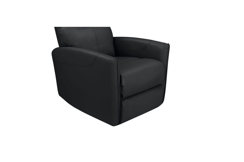 Recliner Pineto Svart, PU/metall/tre - Svart, PU/metall/tre - Møbler - Stoler - Lenestoler - Liggestol