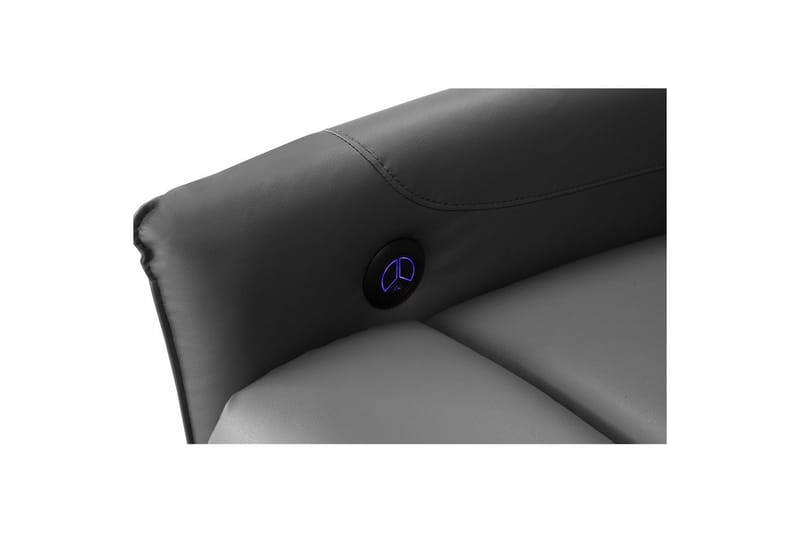 Recliner Pineto Antrasitt, PU/metall/tre - Antrasitt, PU/metall/tre - Møbler - Stoler - Lenestoler - Liggestol