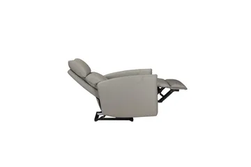 Recliner Pineto Lys grå, PU/metall/tre - Lys grå, PU/metall/tre - Møbler - Stoler - Lenestoler - Recliner