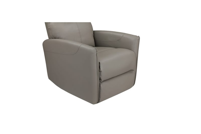 Recliner Pineto Lys grå, PU/metall/tre - Lys grå, PU/metall/tre - Møbler - Stoler - Lenestoler - Recliner