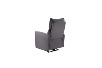 Recliner Pineto Antrasitt, Fløyel/Metall/Tre - Antrasitt, Fløyel/Metall/Tre - Møbler - Stoler - Lenestoler - Recliner