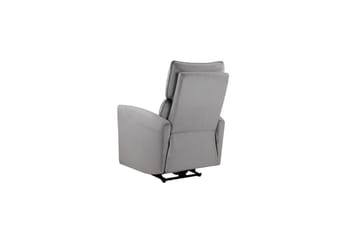 Recliner Pineto Grå, Fløyel/Metall/Tre - Grå, Fløyel/Metall/Tre - Møbler - Stoler - Lenestoler - Recliner