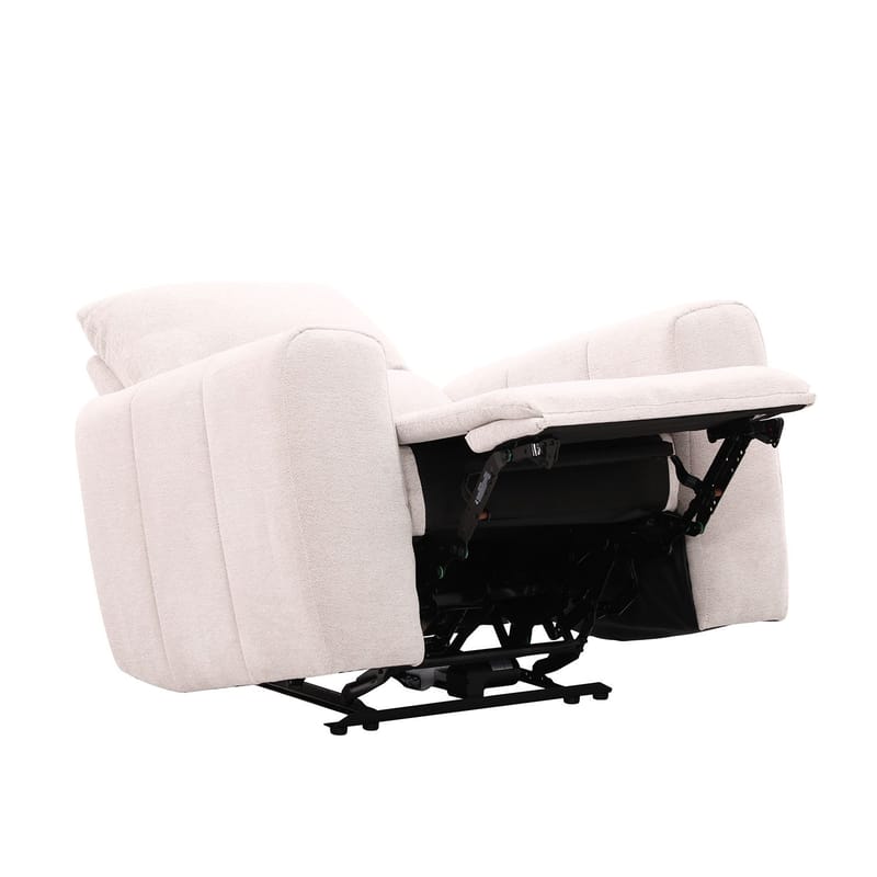 Reclinerlenestol Ödmark med elektrisk mekanisme - lys beige - Møbler - Stoler - Lenestoler - Recliner