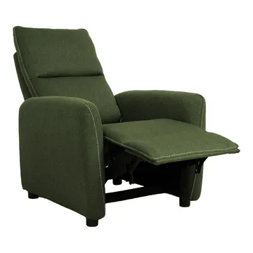 Reclinerlenestol Örsvik med push back-mekanisme - grønn - Møbler - Stoler - Lenestoler - Recliner