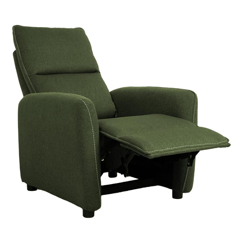 Reclinerlenestol Örsvik med push back-mekanisme - grønn - Møbler - Stoler - Lenestoler - Recliner