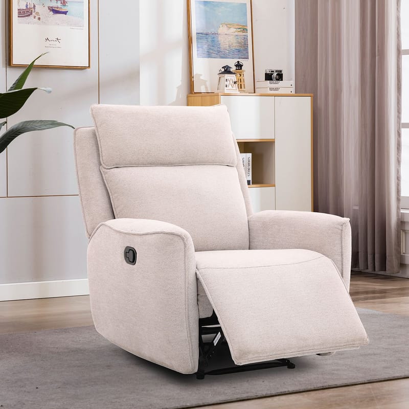 Reclinerlenestol Östvik med manuell mekanisme - beige - Møbler - Stoler - Lenestoler - Recliner