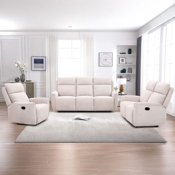 Reclinerlenestol Östvik med manuell mekanisme - beige - Møbler - Stoler - Lenestoler - Recliner