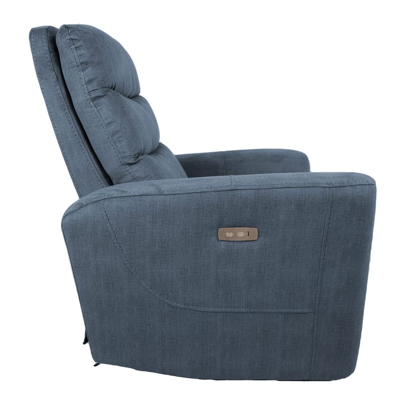 Reclinerlenestol Darvi med elektrisk mekanisme - blå - Møbler - Stoler - Lenestoler - Recliner