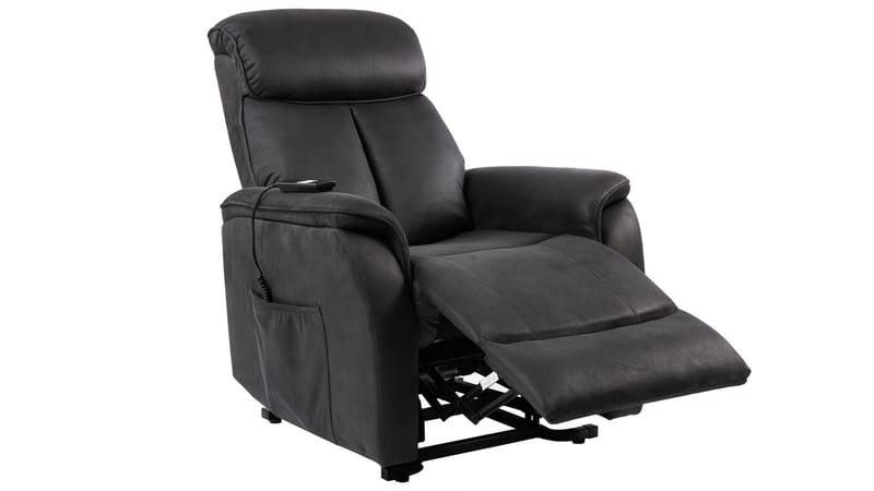 Reclinerlenestol Eirvik med Elektrisk Lift - lacey grey - Møbler - Stoler - Lenestoler