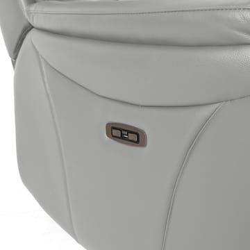 Reclinerlenestol Gårdal med elektrisk løftemekanisme skinn - Beige - Møbler - Stoler - Lenestoler