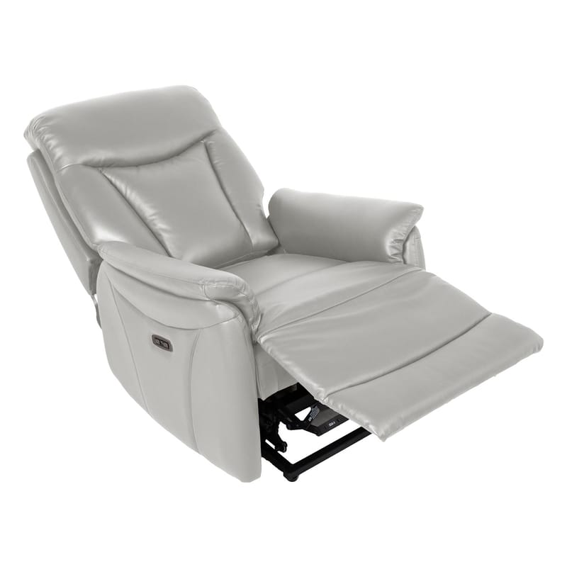 Reclinerlenestol Gårdal med elektrisk løftemekanisme skinn - Beige - Møbler - Stoler - Lenestoler