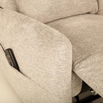 Reclinerlenestol Gränor med elektrisk mekanisme og massasjefunksjon - Beige - Møbler - Stoler - Lenestoler - Massasjestol